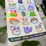 bunnies! - Sticker Sheet