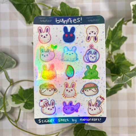 bunnies! - Sticker Sheet