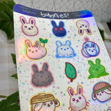 bunnies! - Sticker Sheet