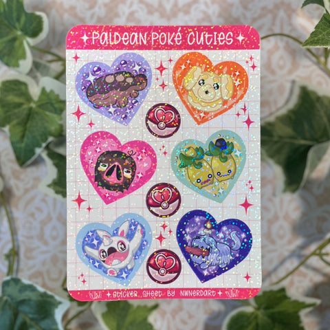 PaldeanPoke Cuties - Sticker Sheet